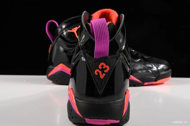 Chep Onekick Retro 313358-006 Black Patent Jordan 7 Air 0716